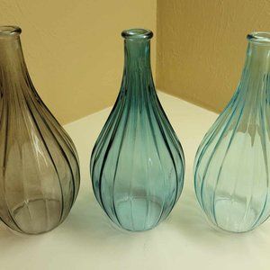 Decorative Bottles - Set of 3